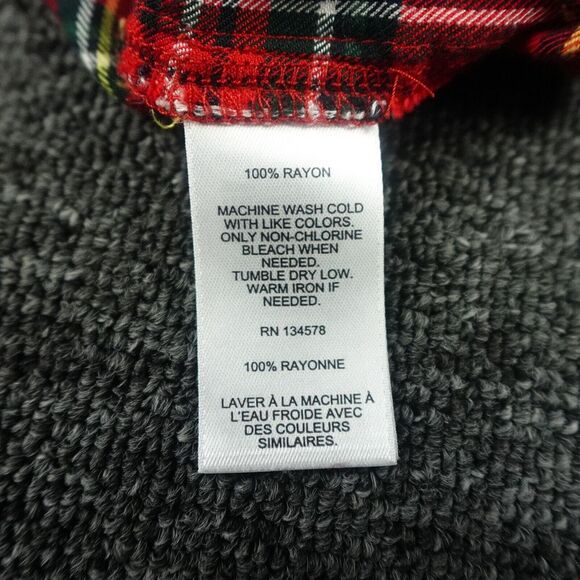 Vineyard Vines Shirt Womens 8 Red Plaid Weekend Button Down‎ Relaxed Christmas - Picture 4 of 14